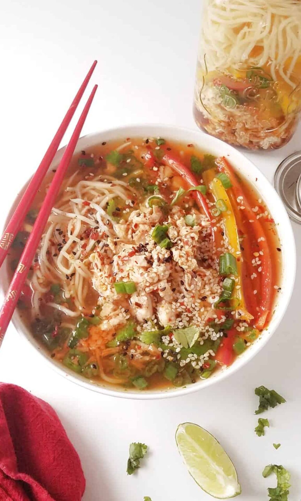 Sopa de Macarrão com Frango Sem Glúten