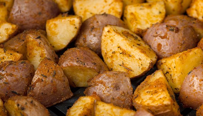 Batatas vermelhas na Air Fryer